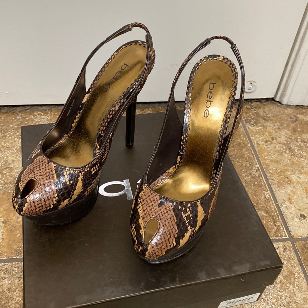 Bebe heels style Never Snake